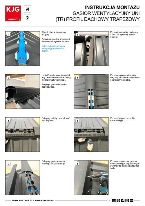 Gąsior wentylacyjny UNI (TR)