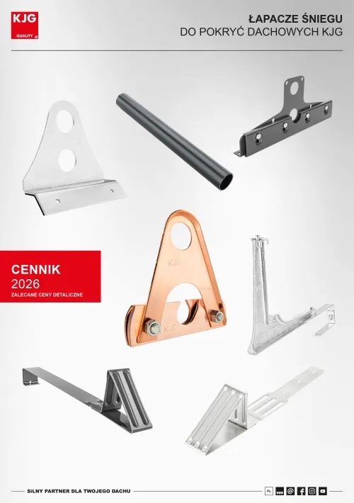 Łapacze śniegu do pokryć dachowych KJG