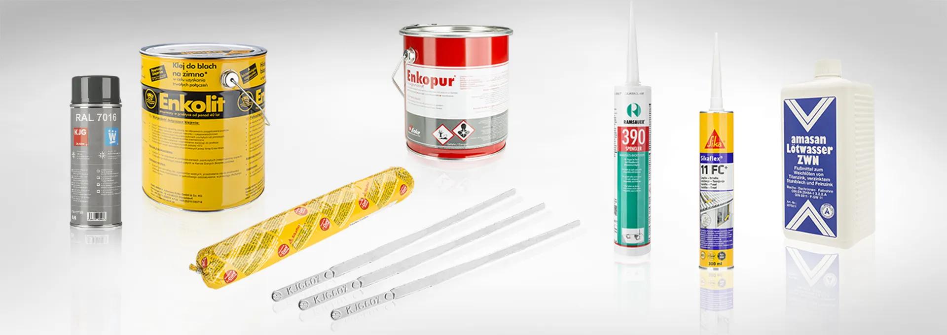 Obraz Wyroby chemiczne do prac dachowych