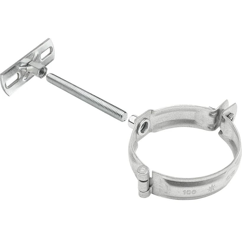 Obraz -  Stopka obejmy rury spustowej M10 + pręt gwintowany M10