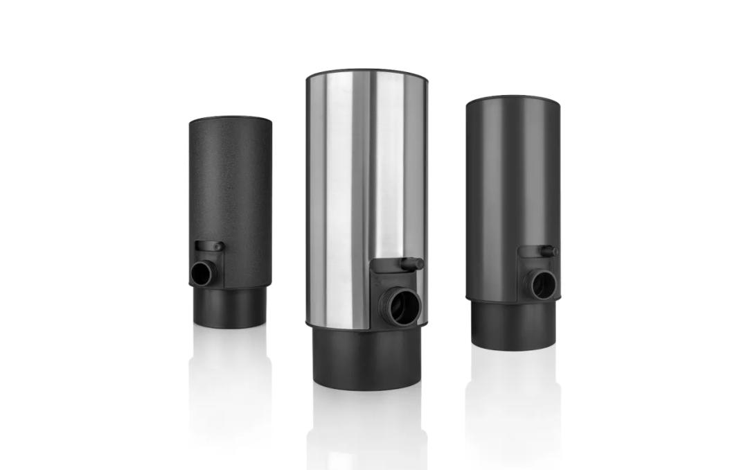 Łapacz wody z wężem i przyciskiem