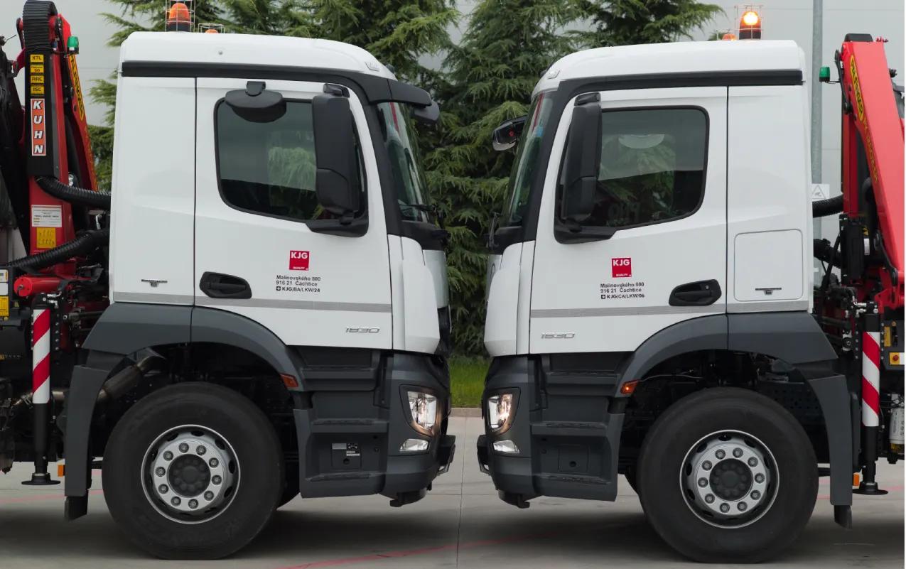 Nowa flota pojazdów z ramieniem hydraulicznym