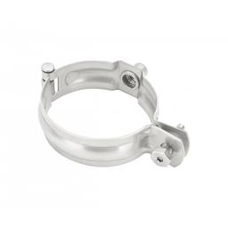 Obejma rury spustovej z gwinete M10  - Stal nierdzewna  - AISI 304 2B – MATT  -  Obraz 1