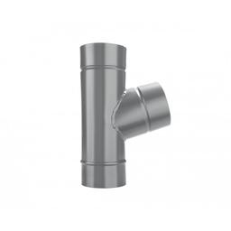 Trójnik 72°  - Aluminium powlekane  - Jasnoszary  -  Obraz 2