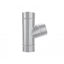 Trójnik 72° - Aluminium powlekane - Srebrny - Obraz 2