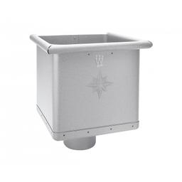 Kosz zlewowy kubiczny  - Aluminium powlekane
W.15  - Srebrny W.15  -  Obraz 1