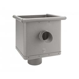 Kosz zlewowy kubiczny ekscentryczny z rurą  - Aluminium powlekane
W.15  - Srebrny ciemny W.15  -  Obraz 1