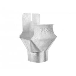 Wylot kwadrat/okrągły  - Ocynkowana stal  - Natur  -  Obraz 1