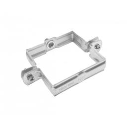 Obejma rury kwadratowa M10  - Ocynkowana stal  - Natur  -  Obraz 1