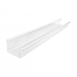 Rynna kwadratowa  [s=0,55]  - Ocynkowana stal powlekana  - Szaro biały  -  Obraz 1