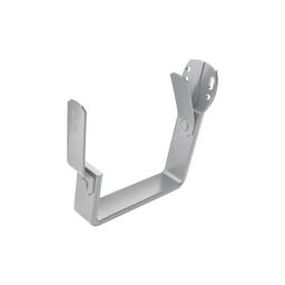 Hak doczołowy kwadratowy  - Aluminium – Natur  - Ocynkowana stal powlekana – Srebrny  -  Obraz 1