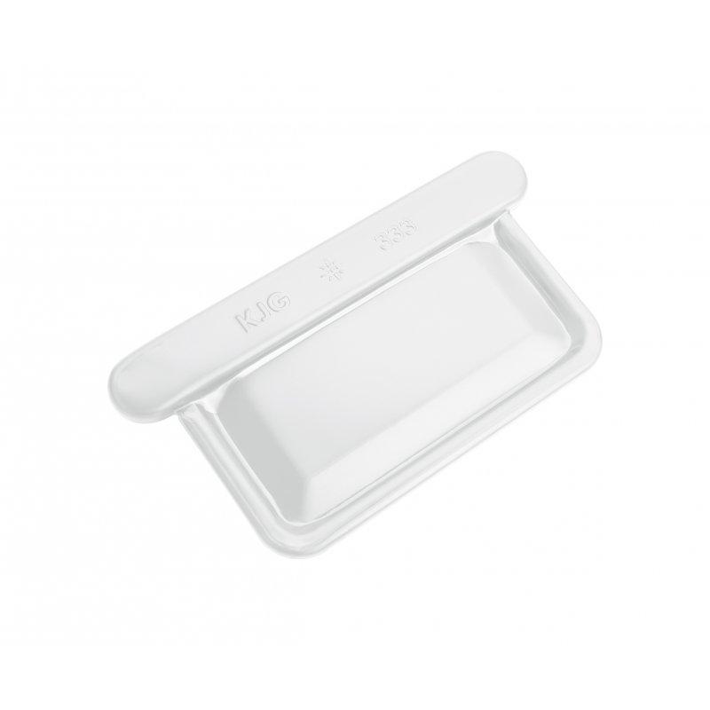 Denko rynny kwadratowe - Ocynkowana stal powlekana - Szaro biały - Obraz