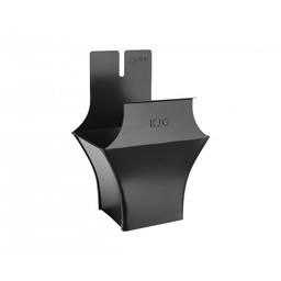 Wylot kwadratowy  - Ocynkowana stal powlekana  - Czarny  -  Obraz 1