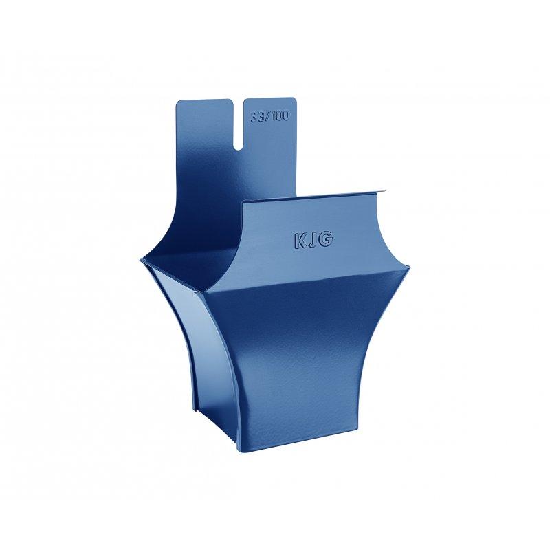 Wylot kwadratowy - Ocynkowana stal powlekana - Niebieski ciemny - Obraz