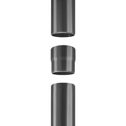 Łącznik rury spustowej mufa  - Ocynkowana stal  - U. S. Steel  -  Obraz 2