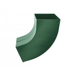 Kolano kwadratowe 72°  - Ocynkowana stal powlekana  - Zielony mech  -  Obraz 1