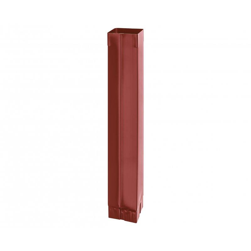 Rura spustowa kwadratowa  [s=0,55]  - Ocynkowana stal powlekana  - Czerwony  -  Obraz