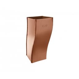 Odsadzka kwadratowa  - Ocynkowana stal powlekana  - Ceglasty  -  Obraz 1