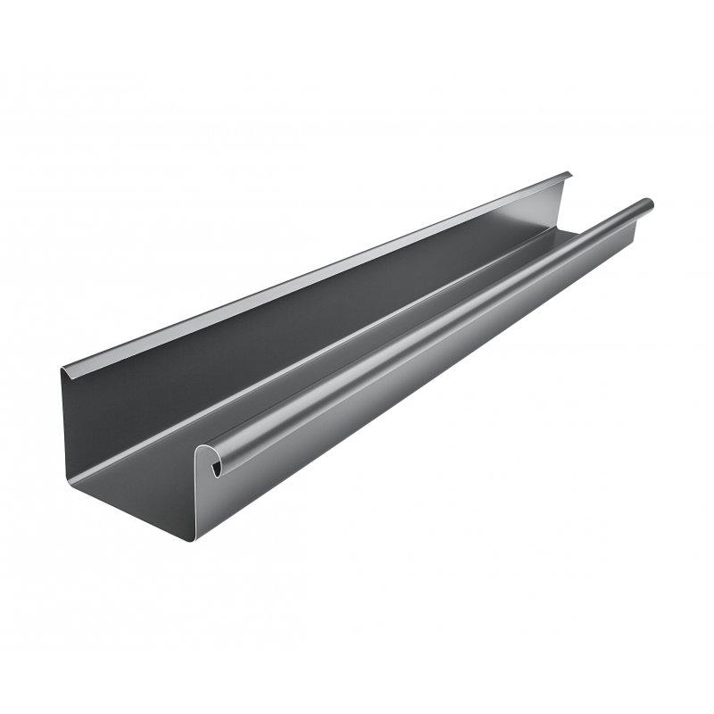 Rynna kwadratowa  [s=0,70]  - Aluminium powlekane  - Antracyt  -  Obraz