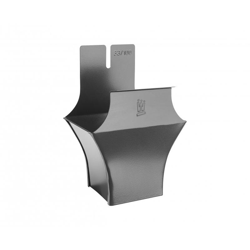 Wylot kwadratowy  - Aluminium powlekane  - Antracyt  -  Obraz