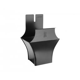 Wylot kwadratowy  - Aluminium powlekane  - Czarny  -  Obraz 1