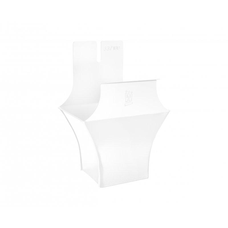 Wylot kwadratowy  - Aluminium powlekane  - Biały  -  Obraz