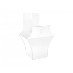 Wylot kwadratowy  - Aluminium powlekane  - Biały  -  Obraz 1