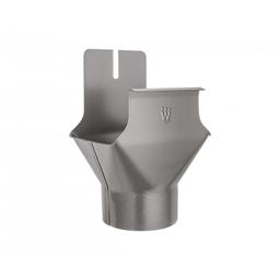 Wylot kwadrat/okrągły  - Aluminium powlekane  - Srebrny ciemny  -  Obraz 1