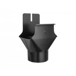 Wylot kwadrat/okrągły  - Aluminium powlekane  - Czarny  -  Obraz 1