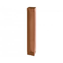 Rura spustowa kwadratowa  [s=0,70]  - Aluminium powlekane  - Ceglasty  -  Obraz 1