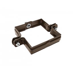 Obejma rury kwadratowa M10  - Aluminium powlekane  - Testa di Moro  -  Obraz 1