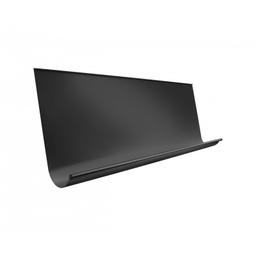 Rynna ležąca  [s=0,55]  - Ocynkowana stal powlekana  - Czarny  -  Obraz 1