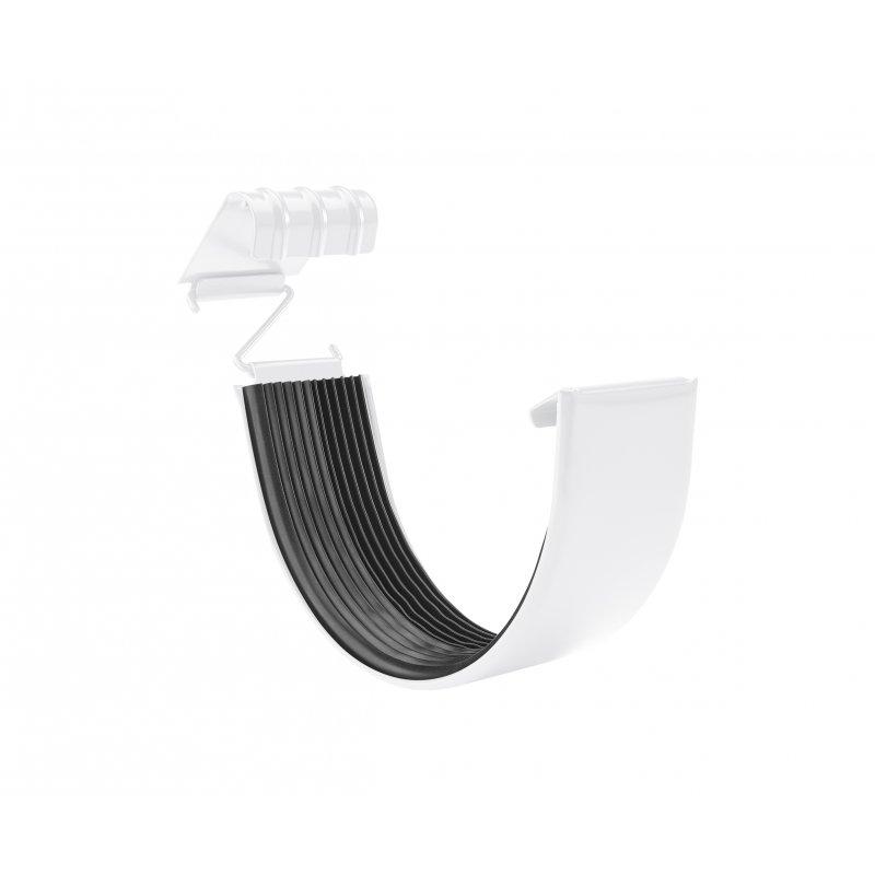 Łącznik rynny  - Ocynkowana stal powlekana  - Szaro biały  -  Obraz