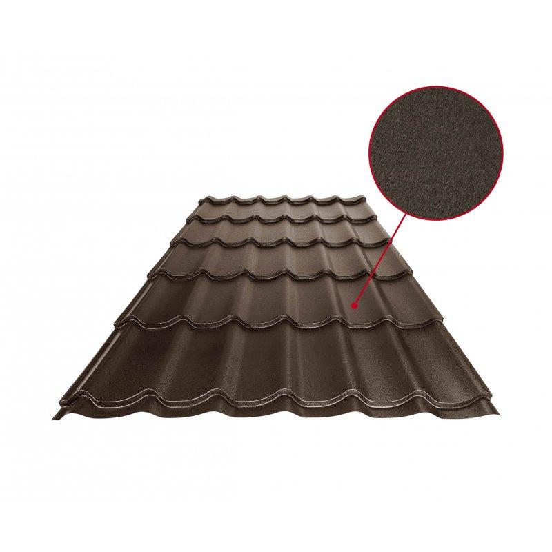 Blachodachówka UNI 1  - Ocynkowana stal powlekana
MATT MARCEGAGLIA  - Testa di Moro MATT  -  Obraz