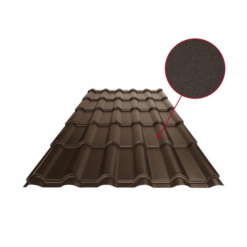 Blachodachówka UNI 2  - Ocynkowana stal powlekana
MATT MARCEGAGLIA  - Testa di Moro MATT  -  Obraz