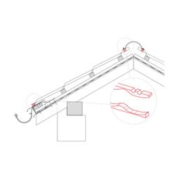 Uszczelka do blachodachówki UNI 1 szara  - Polietylen  - Szary  -  Obraz 2