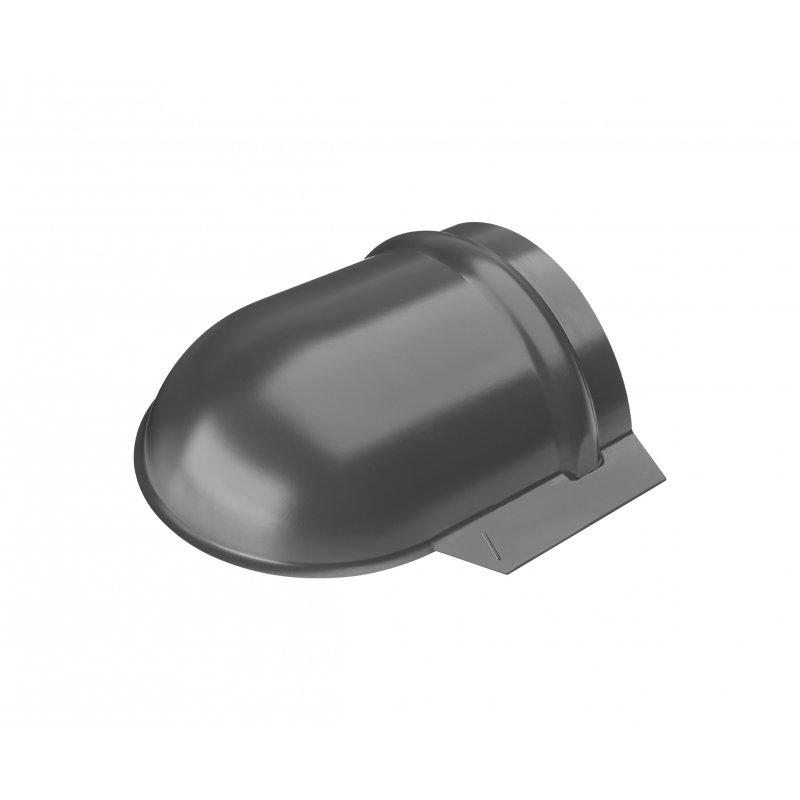 Zakończenie gąsiora zaokrąglone  - Ocynkowana stal powlekana  - Antracyt  -  Obraz