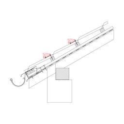 Łapacz śniegu łukowaty - Ocynkowana stal powlekana - Biały - Obraz 2