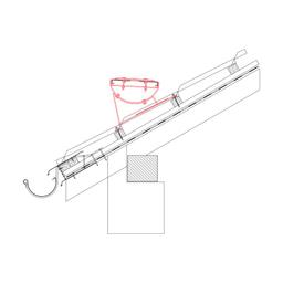 Stopień kominiarski do blachodachówki UNI  - Ocynkowana stal powlekana  - Czarny  -  Obraz 3