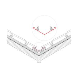 Rynna koszowa  - Ocynkowana stal powlekana  - Czerwony  -  Obraz 2