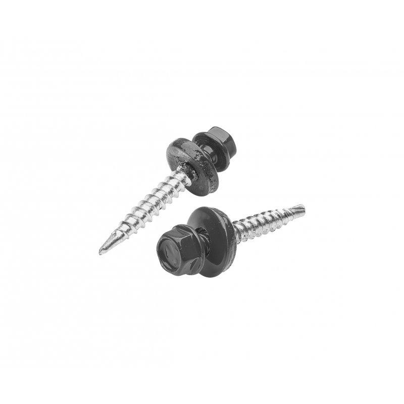 Wkręt farmerski stal ocynkowana  - Ocynkowana stal powlekana  - Antracyt  -  Obraz