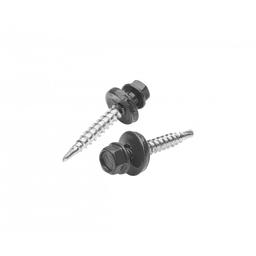 Wkręt farmerski stal ocynkowana  - Ocynkowana stal powlekana  - Antracyt  -  Obraz 1