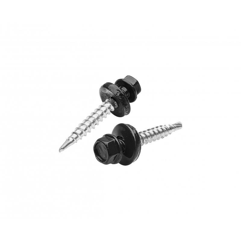 Wkręt farmerski stal ocynkowana  - Ocynkowana stal powlekana  - Czarny  -  Obraz