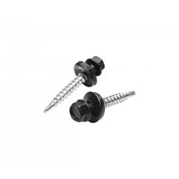 Wkręt farmerski stal ocynkowana  - Ocynkowana stal powlekana  - Czarny  -  Obraz 1