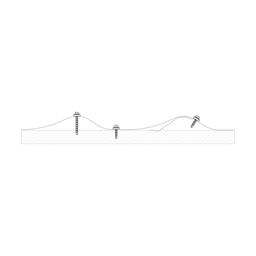 Wkręt farmerski stal ocynkowana  - Ocynkowana stal powlekana  - Ceglasty  -  Obraz 4