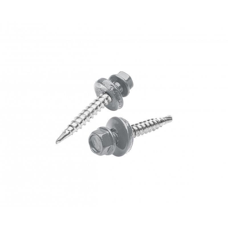 Wkręt farmerski stal ocynkowana  - Ocynkowana stal powlekana  - Szary  -  Obraz