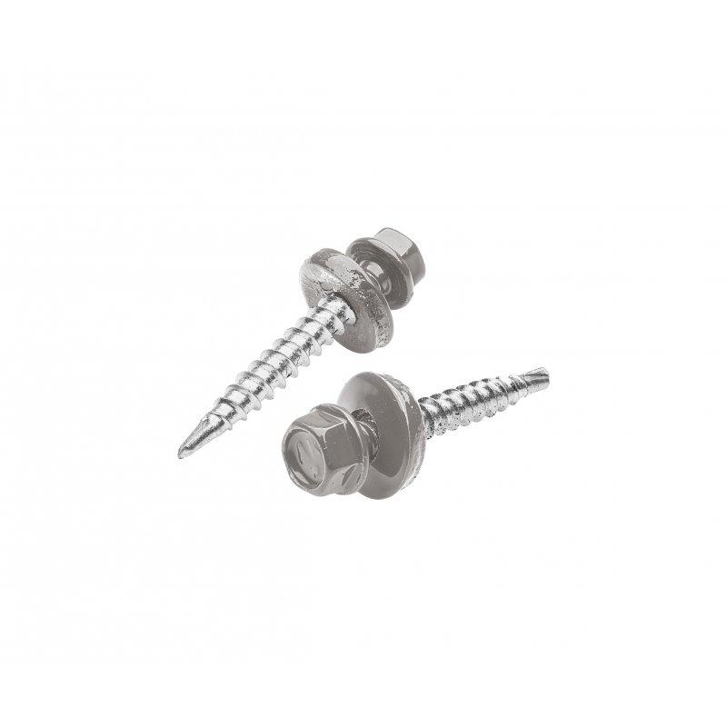 Wkręt farmerski stal ocynkowana  - Ocynkowana stal powlekana  - Srebrny ciemny  -  Obraz