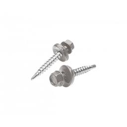 Wkręt farmerski stal ocynkowana  - Ocynkowana stal powlekana  - Srebrny ciemny  -  Obraz 1