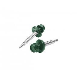 Wkręt farmerski stal ocynkowana - Ocynkowana stal powlekana - Zielony mech - Obraz 1