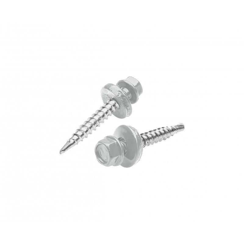 Wkręt farmerski stal ocynkowana  - Ocynkowana stal powlekana  - Jasno szary  -  Obraz